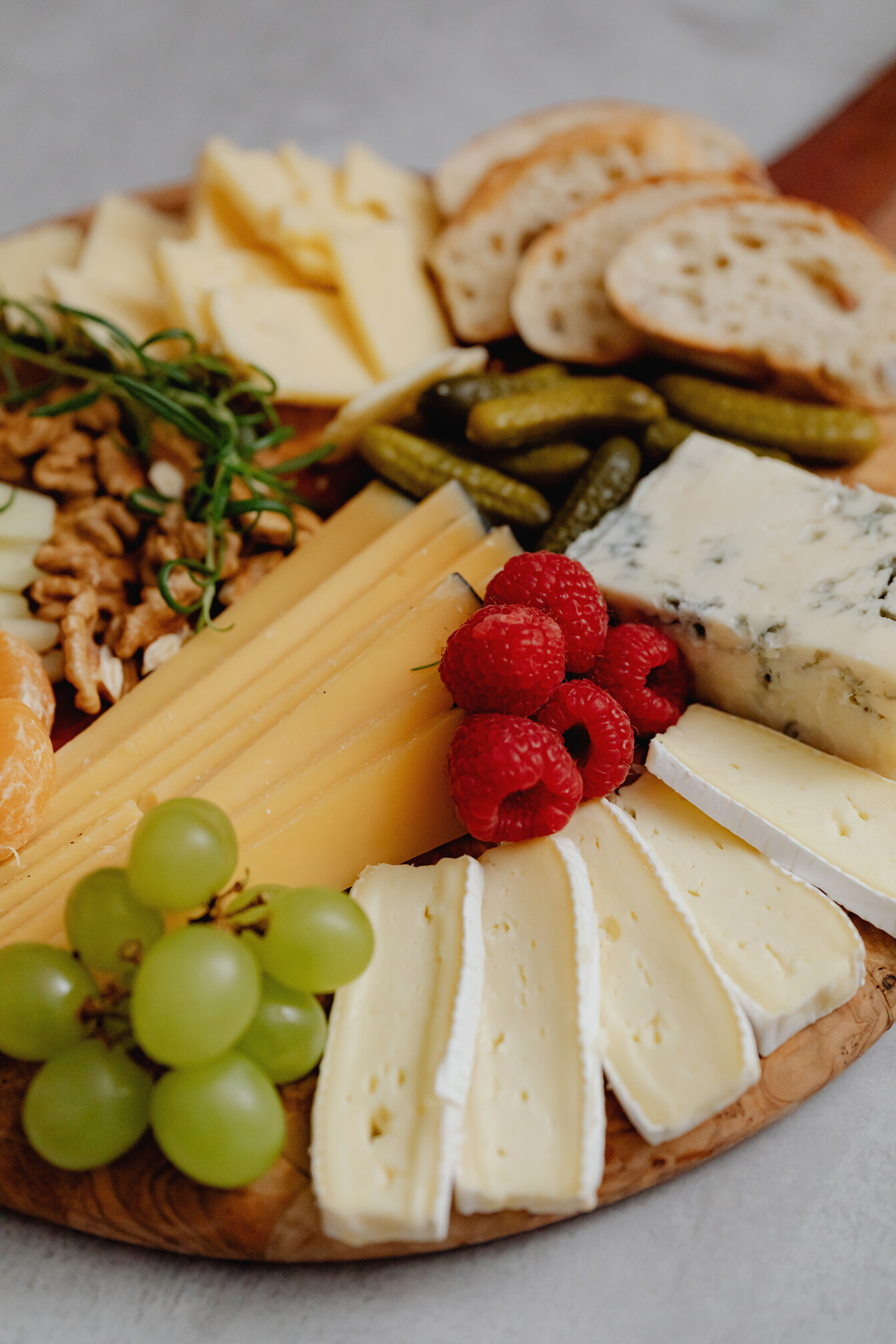 A Charcuterie Board with Assorted Foods