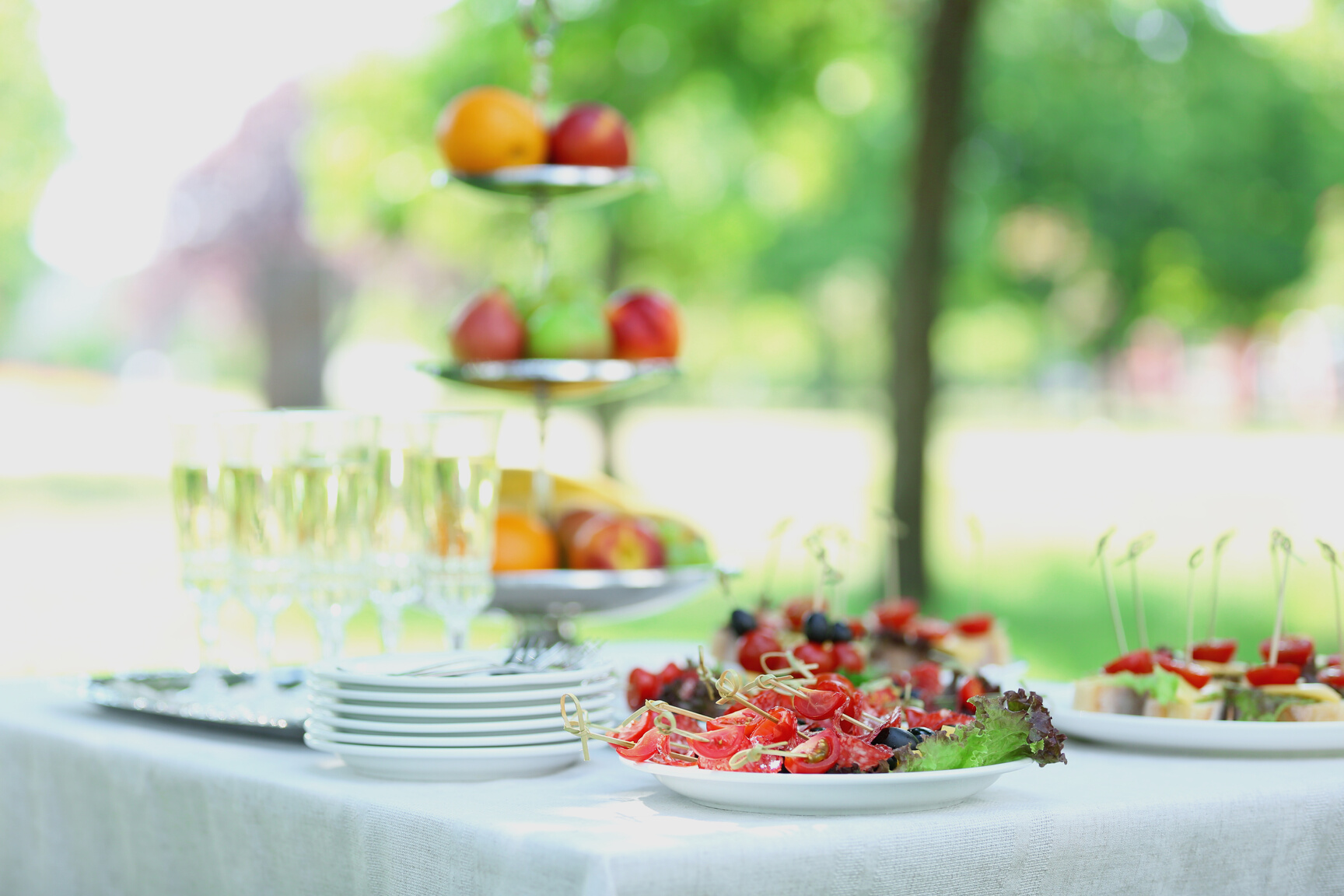 Grazing Table at a Garden Party